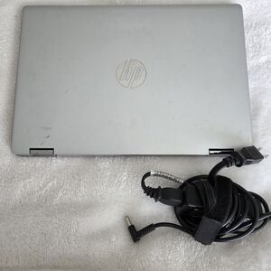 HP Silver Laptop with Charger - Sleek Portable Notebook